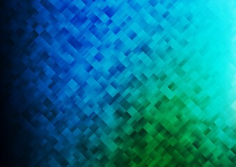 Light Blue, Green vector layout with lines, rectangles. Decorative design in abstract style with rectangles. The template can be used as a background.