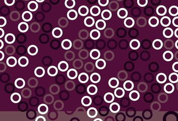 Light Purple vector backdrop with dots.