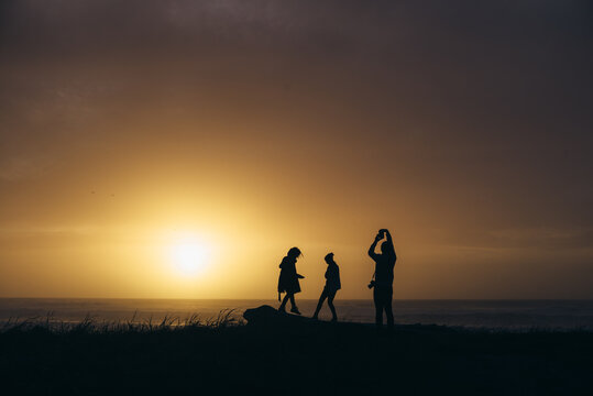 friends and california sunsets