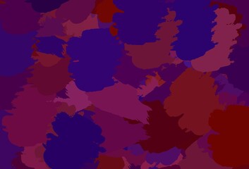 Light Pink, Yellow vector backdrop with memphis shapes.