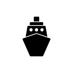 Ship Icon Design Vector Template Illustration