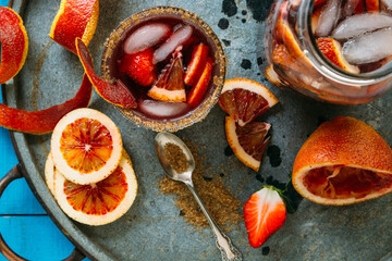 Blood Orange Sangria