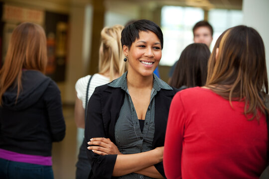 High School: Principal Talks to Students