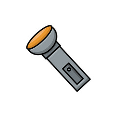 flashlight vector design template illustration