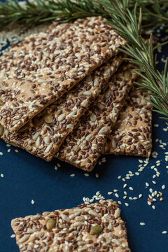 Sesame Crackers and Rosemary
