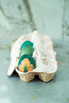 Rustic easter eggs