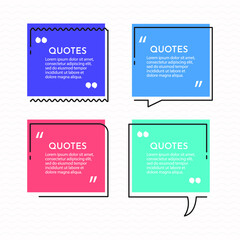Quotes and testimonial design template.
