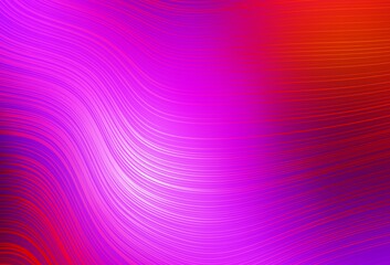 Fototapeta premium Light Pink, Red vector blurred background.