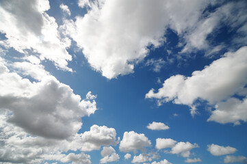 blue sky with clouds