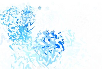 Light BLUE vector backdrop with wry lines.