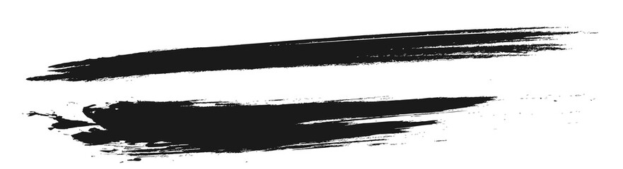 Brush touch material, ink splash, handwritten texture, texture material, rough lines, ink lines, Japanese style, Asian taste vector illustration