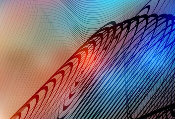 Obraz premium Light Blue, Yellow vector blurred pattern.