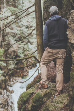 Aaron at Bridal Veil Falls