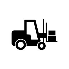 Forklift Icon Design Vector Template Illustration