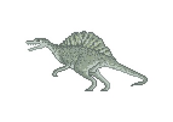pixel spinosaurus