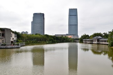 Fototapeta na wymiar The park in Guangzhou, China