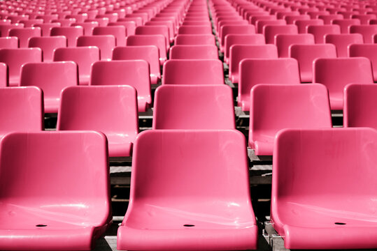 pink seats