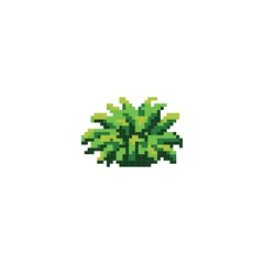 Fototapeta premium Pixelated green plant