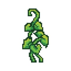 Obraz premium Pixelated vine plant