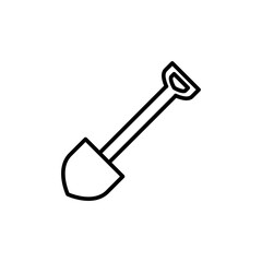 Shovel Icon Design Vector Template Illustration