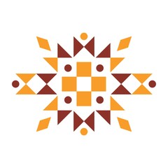 Aztec tribal design
