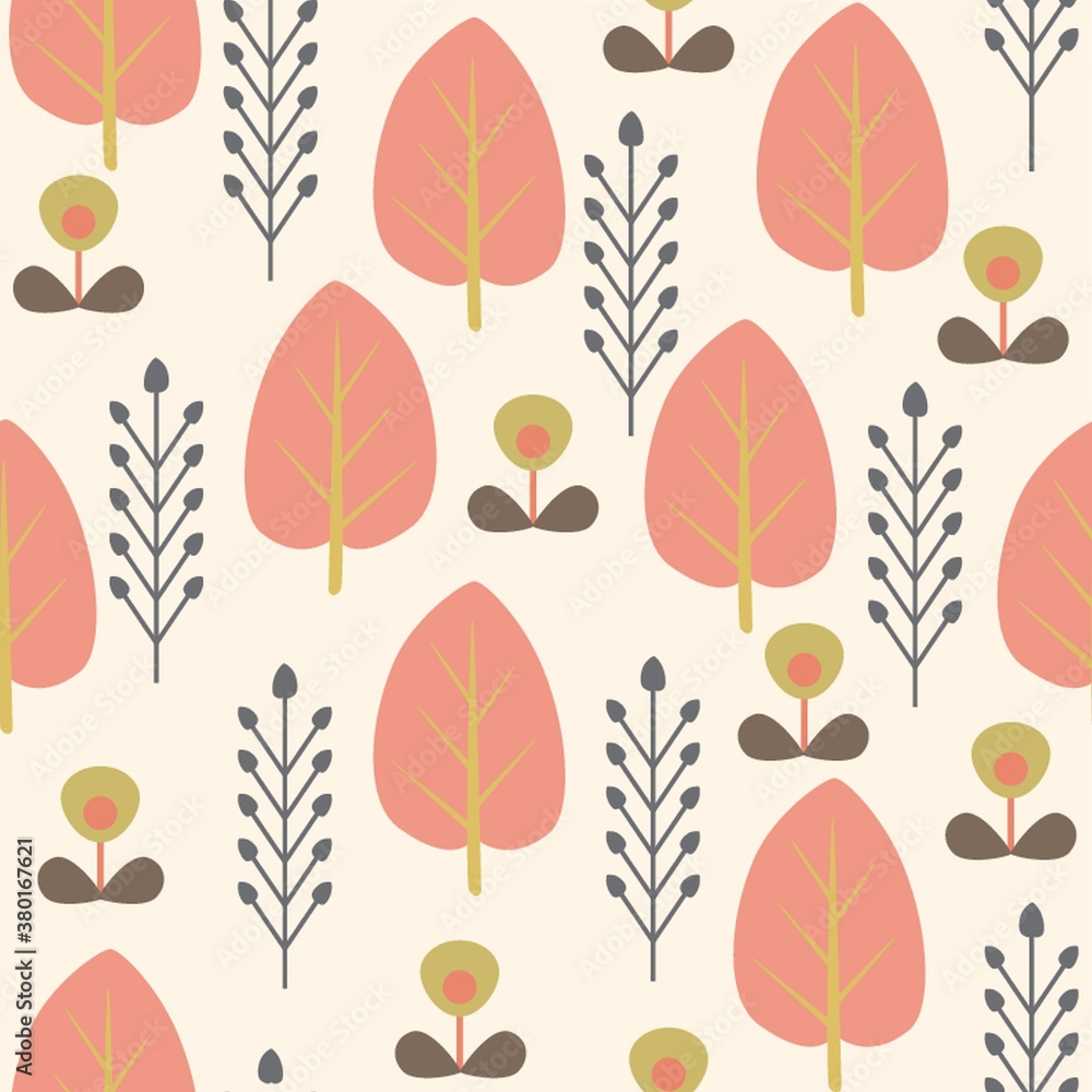 Canvas Prints scandinavian pattern design