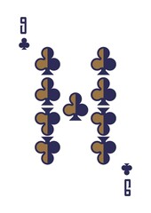 Nine of clubs