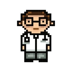 Male doctor with stethoscope