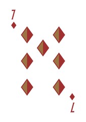 Seven of diamonds