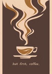 Coffee poster design