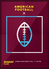 American football match design