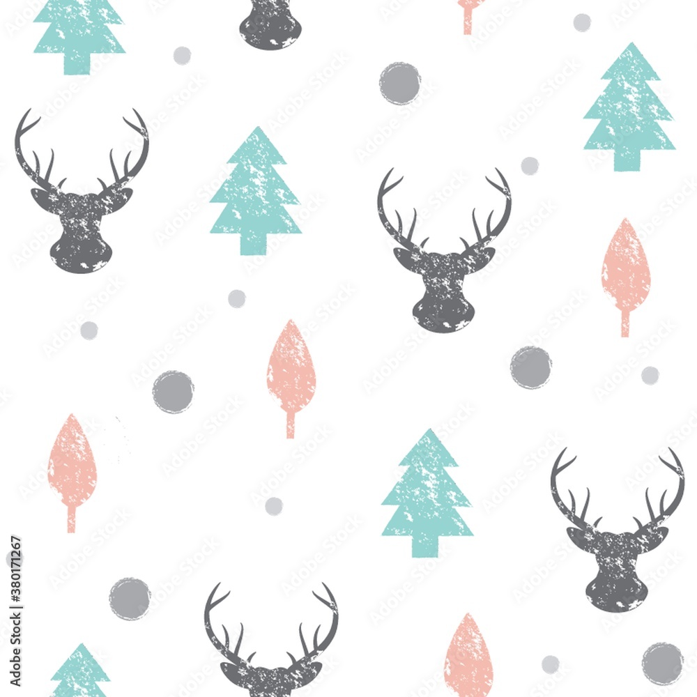 Poster scandinavian pattern design