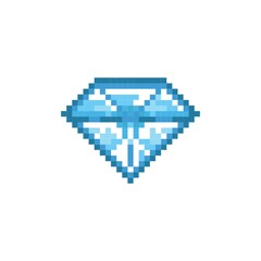 Fototapeta premium Pixelated diamond