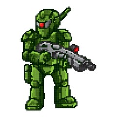 Game soldier character