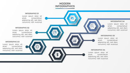 Obraz premium Vector 3D infographic template for presentation. Business data visualization. Abstract elements. Creative concept for infographic.