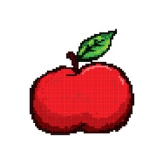 Pixelated apple