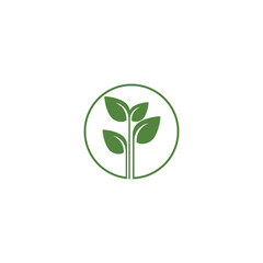 Fototapeta na wymiar Leaf Logo Template vector symbol