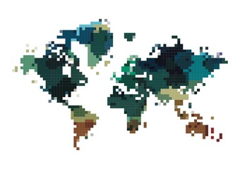 Pixel art map