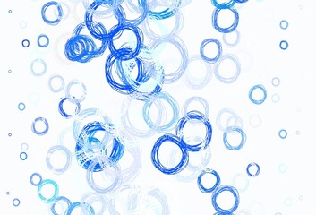 Light Green vector backdrop with dots.