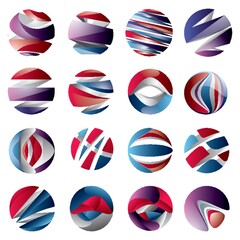 Collection of globe designs