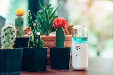 Alcohol nano mist sprayer for hand cleaning to prevent the spread of the Corona virus (Covid-19) to...