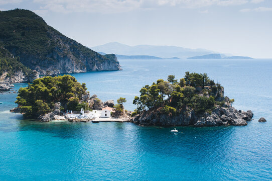 Landscape of a small greek island