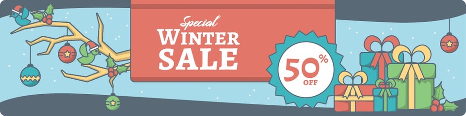 Winter sale design