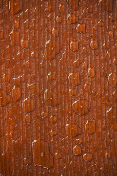 Staining: Water Beading On Freshly Stained Wooden Deck