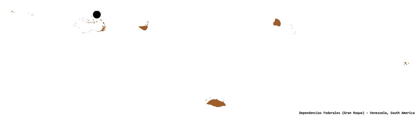 Dependencias Federales, state of Venezuela, on white. Pattern