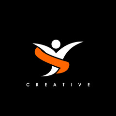 Healthy Life people Logo template vector icon
