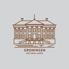 Naklejka premium groningen