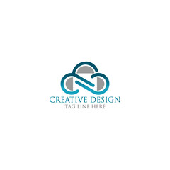 Cloud Logo Vector Or sky logo ..