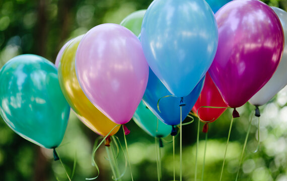 color balloons