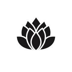 Vector lotus icon